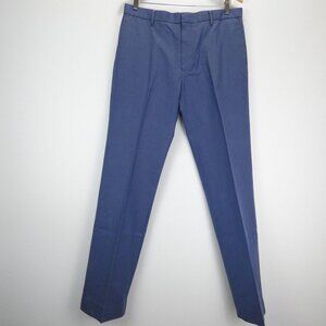 Banana Republic Pants Tailored Slim Fit Blue Non Iron Mens 34 x 34 100% Cotton
